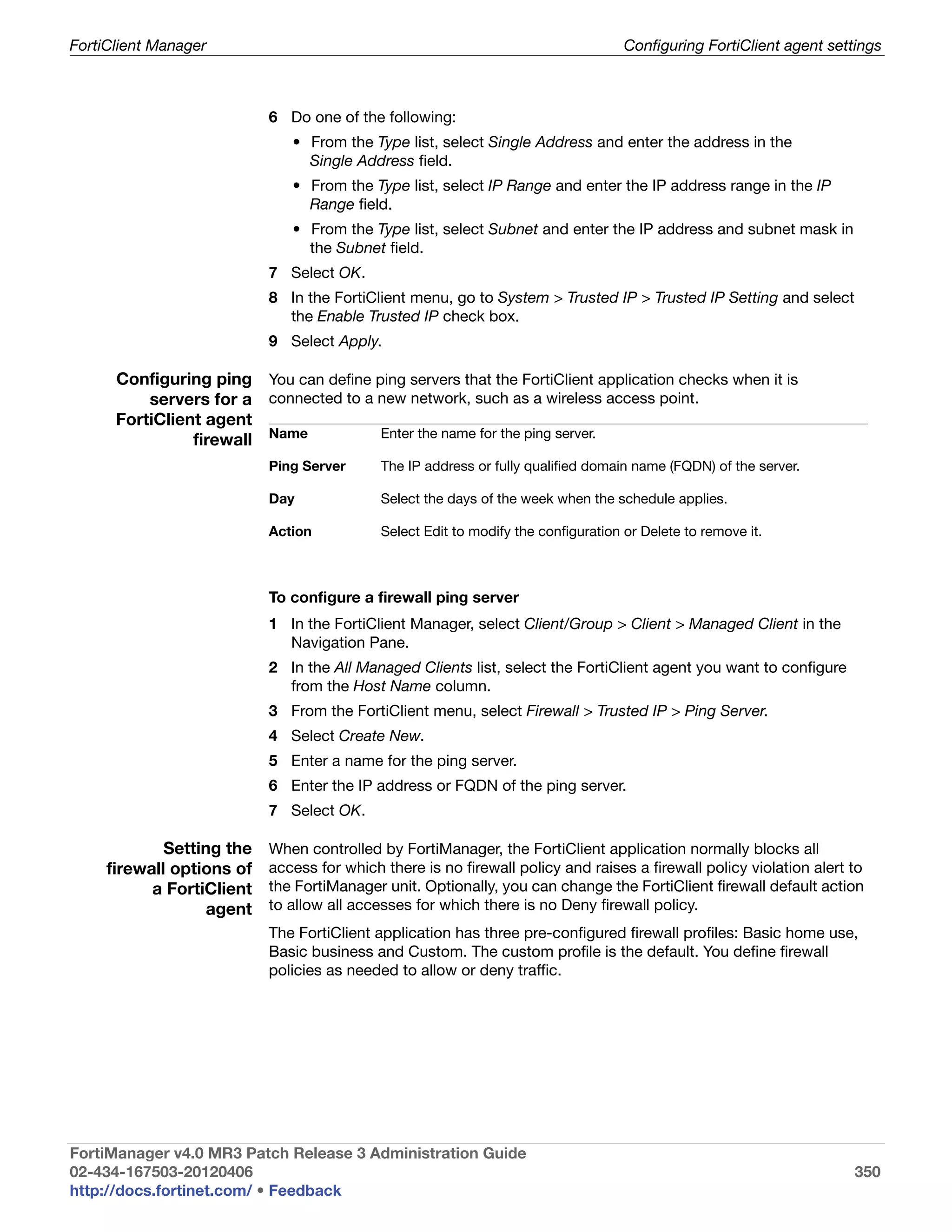 Fortimanager admin-40-mr3