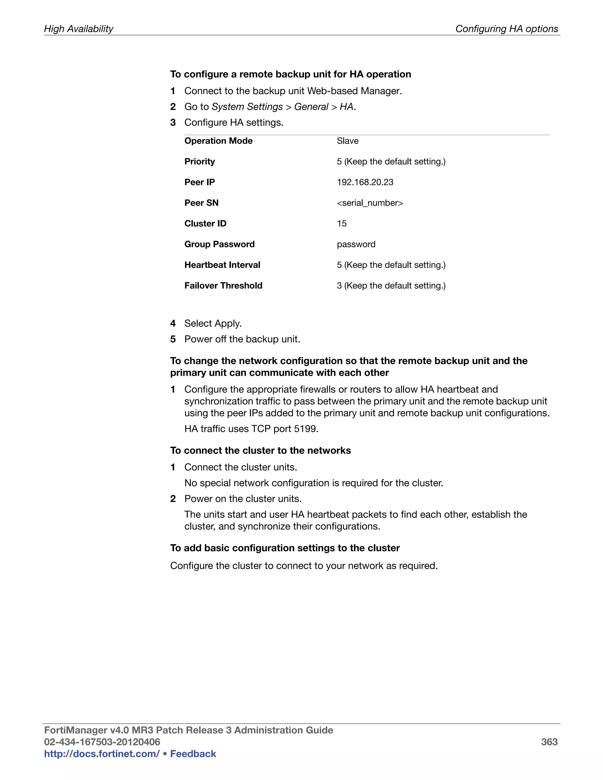 Fortimanager admin-40-mr3