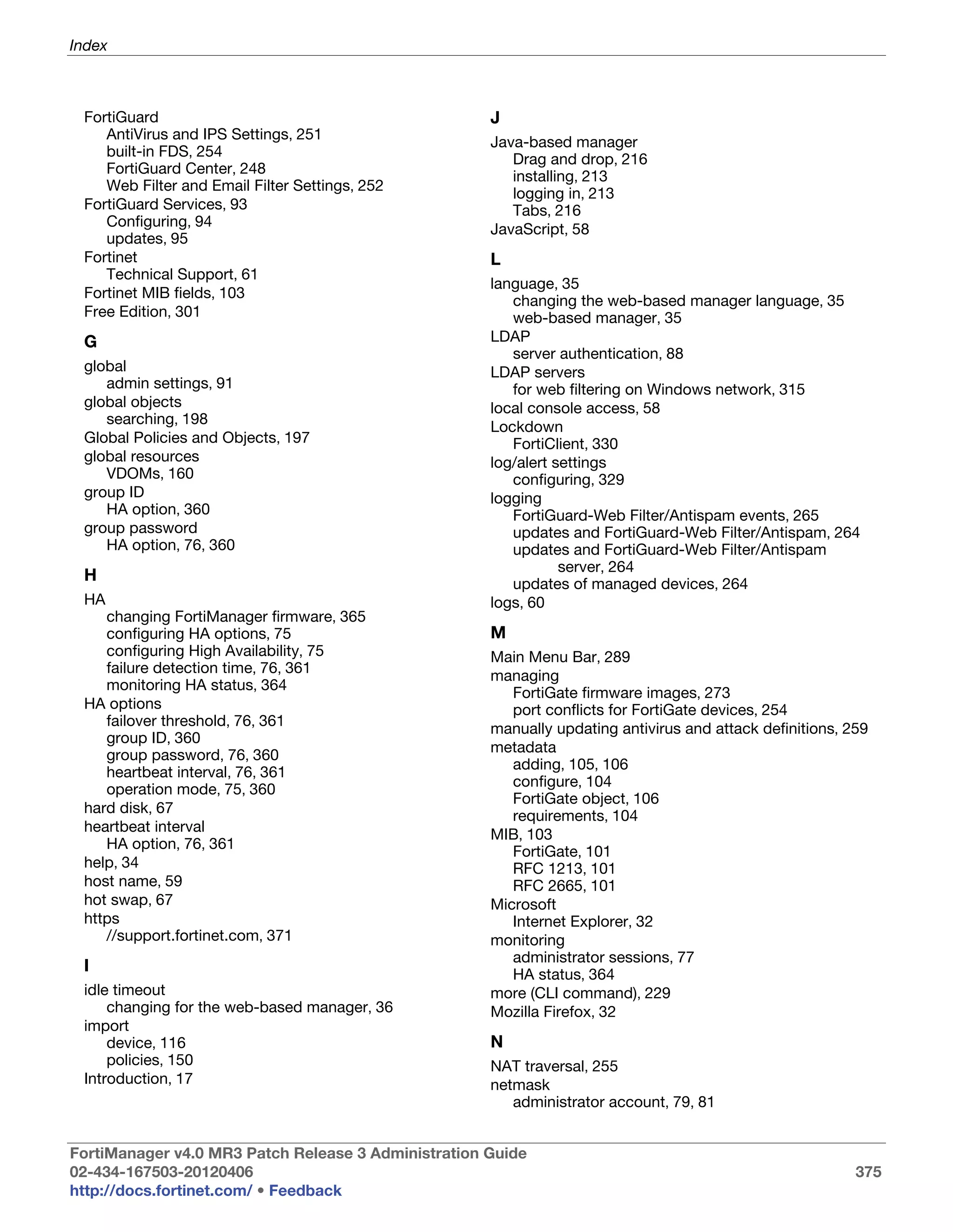 Fortimanager admin-40-mr3