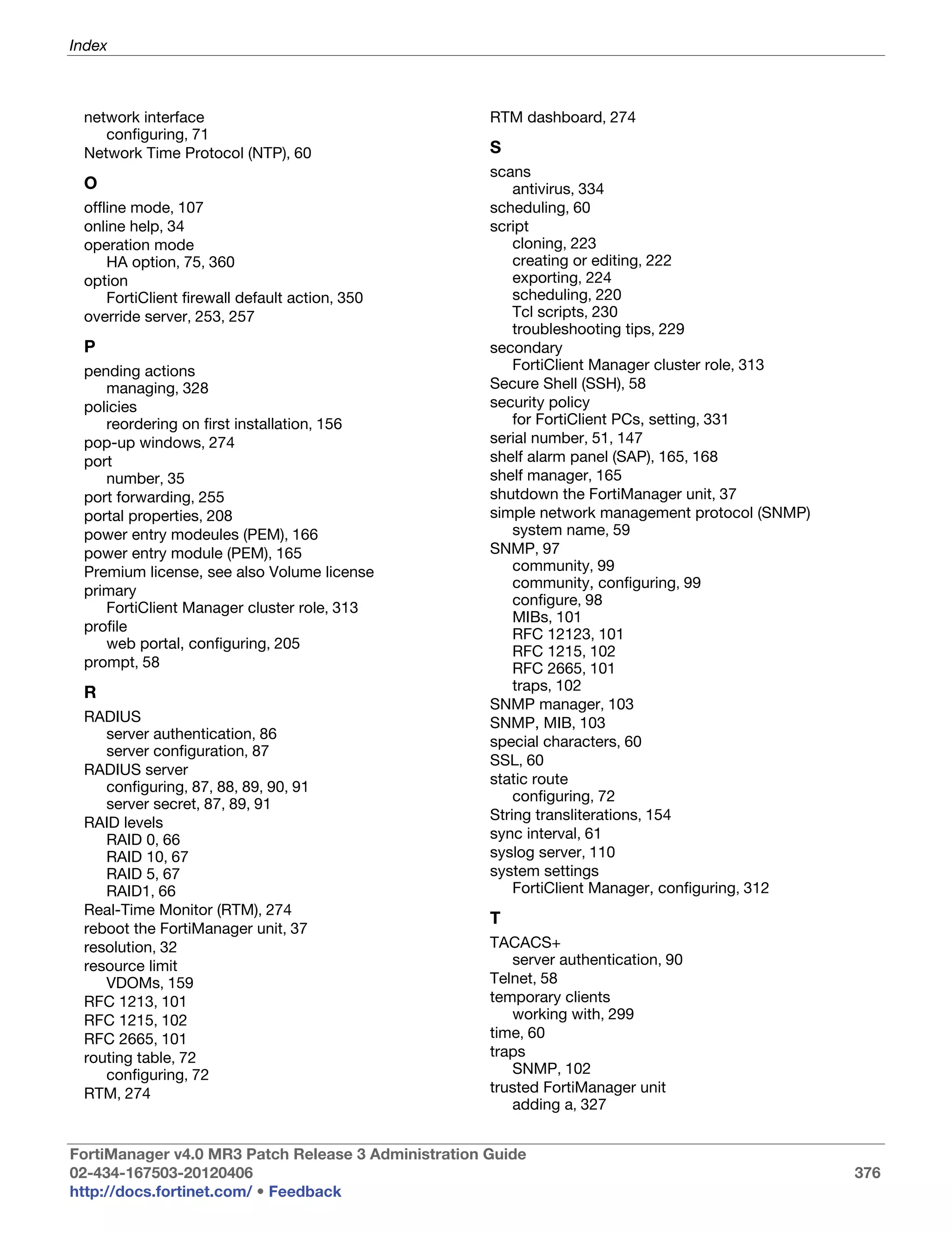 Fortimanager admin-40-mr3