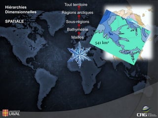 Hiérarchies
Dimensionnelles
SPATIALE

Tout territoire
Régions arctiques
Sous-régions
Bathymétrie
Mailles
541 km2

 