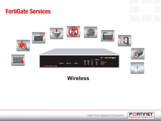 FortiGate Services
Wireless
 