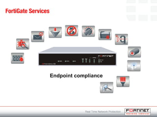 FortiGate Services
Endpoint compliance
 