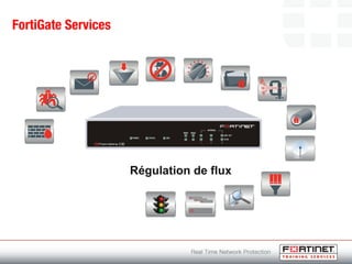 FortiGate Services
Régulation de flux 
 