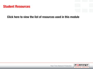 Student Resources
Click here to view the list of resources used in this module
 