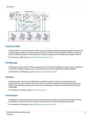 Forticlient Telemetry Manual Básico de como utilizar FORTINET. | PDF