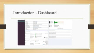 Introduction - Dashboard
 