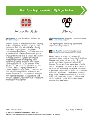 Fortinet Inspection Fortinet forti gate_vs._pfsense_report_from_it_central_station_2016-09 ...
