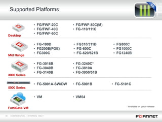 Fortinet FortiOS 5 Presentation | PPT