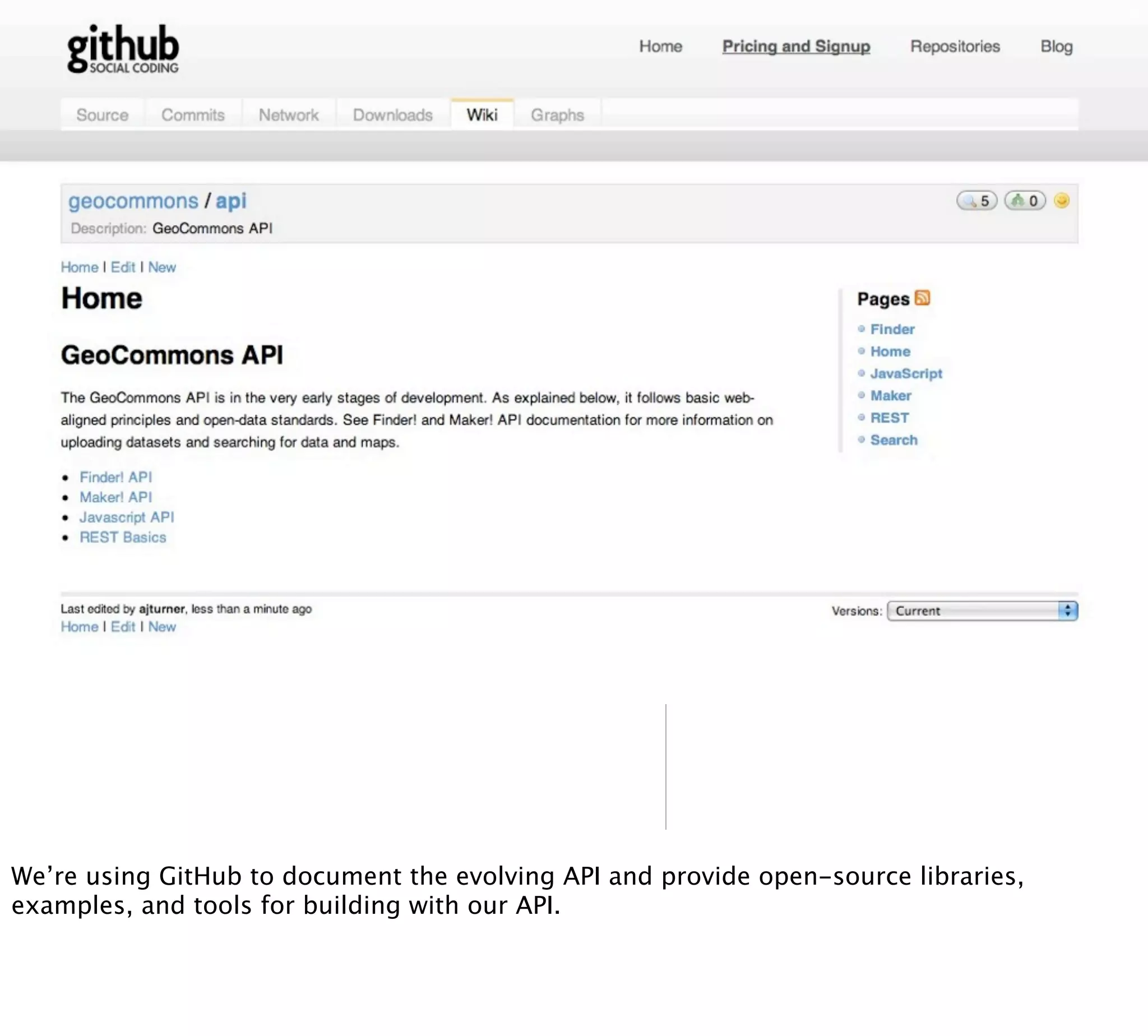 Your Own Private GeoWeb