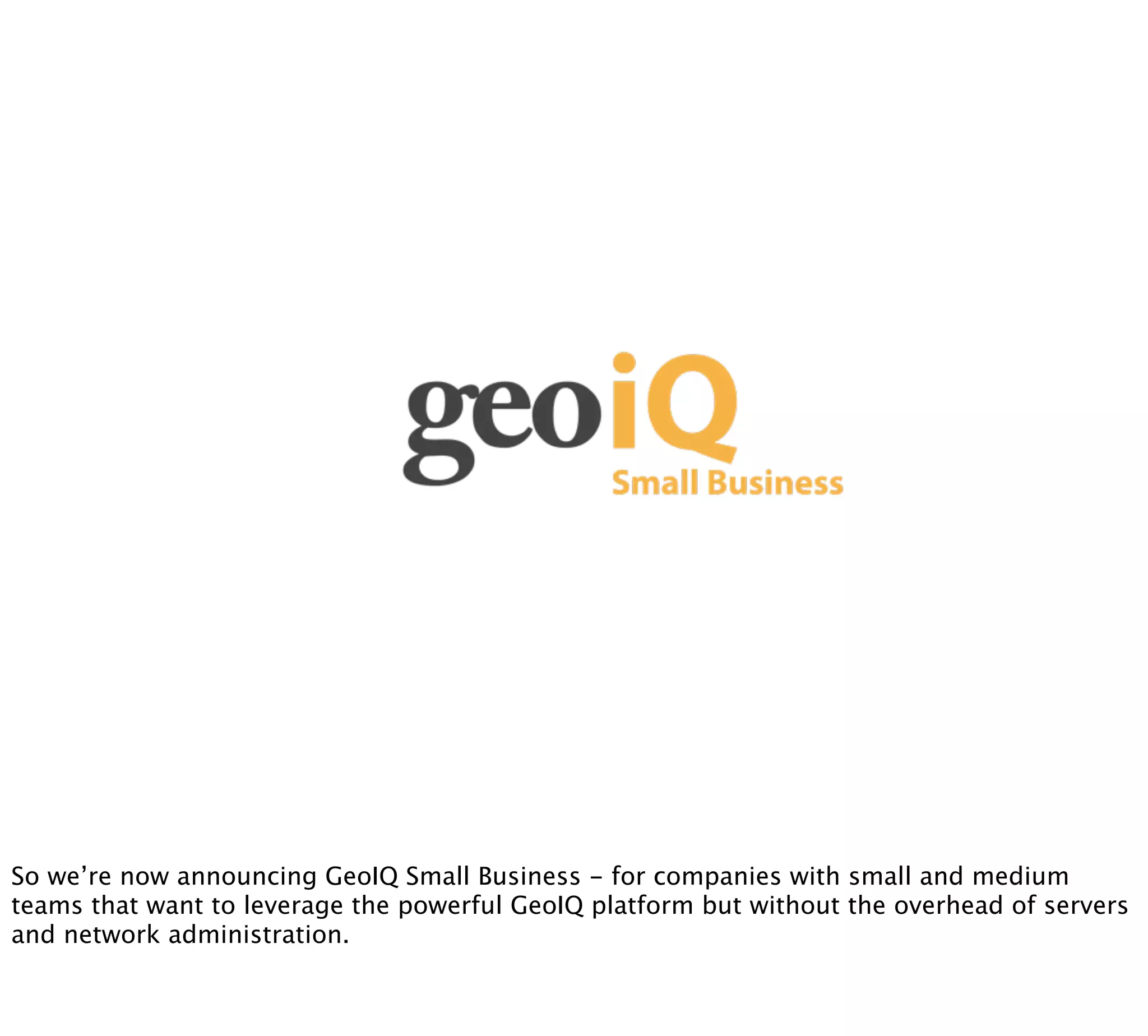 Your Own Private GeoWeb