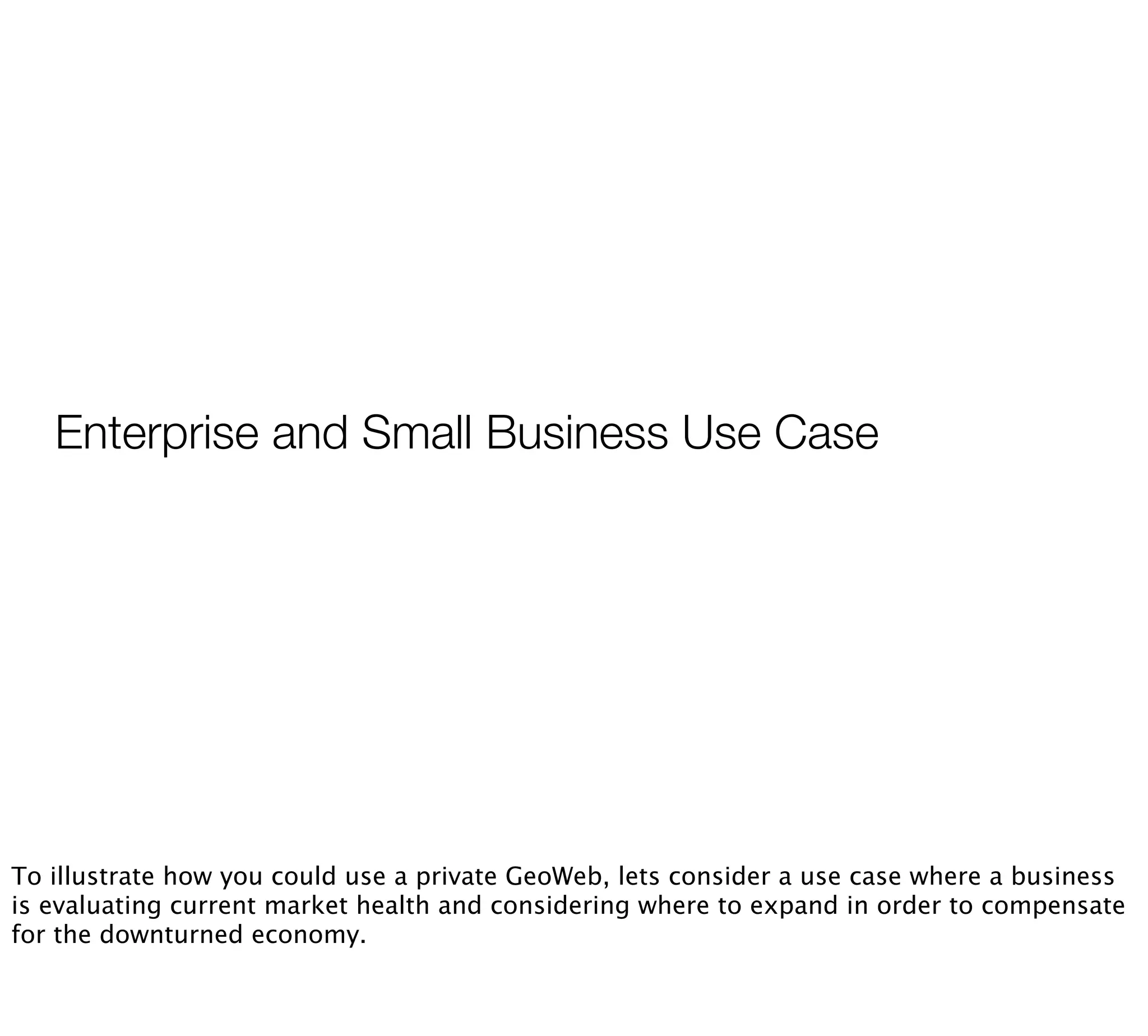 Your Own Private GeoWeb