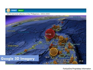 Google 3D Imagery FortiusOne Proprietary Information 