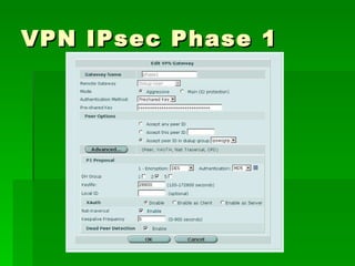 VPN IPsec Phase 1 