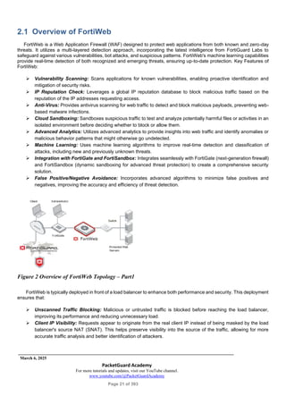 Mastering FortiWeb: An Extensive Admin Guide for Secure Deployments | PDF