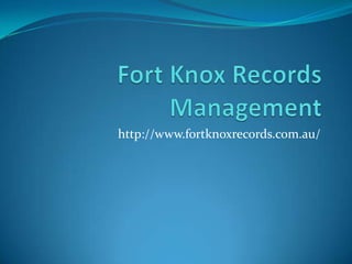 http://www.fortknoxrecords.com.au/
 