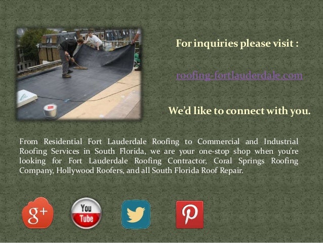 Roofing Contractors Fort Lauderdale
