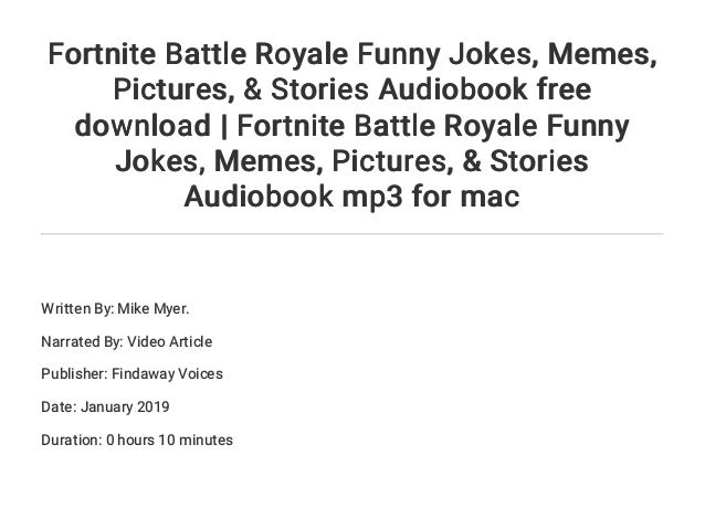 Fortnite Battle Royale Funny Jokes Memes Pictures Stories