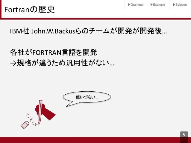 Fortranとは Fortranとは