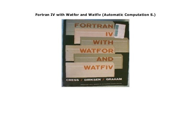 fortran iv fortran iv