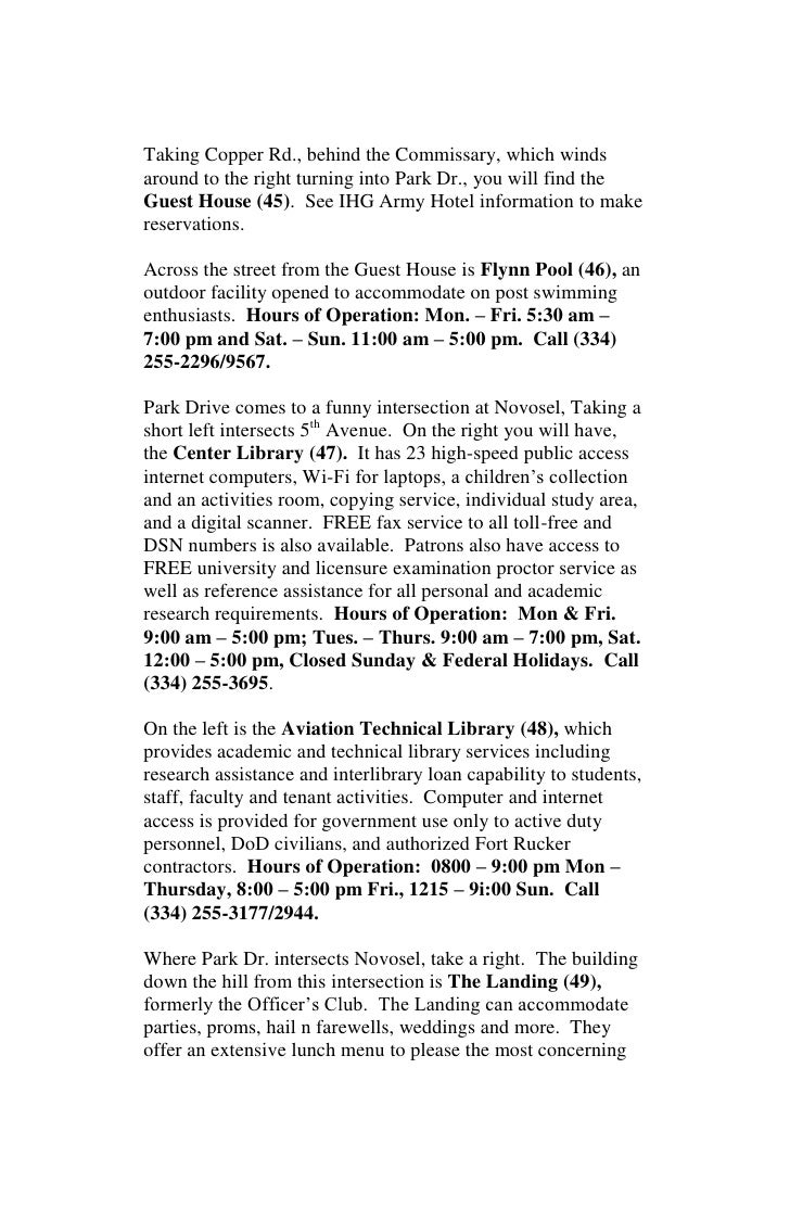 Fort rucker driving tour (2010)