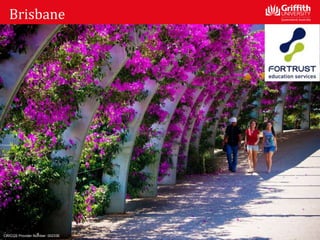 Brisbane
CRICOS Provider Number: 00233E
 
