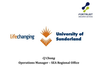 CJ Chong
Operations Manager – SEA Regional Office
 