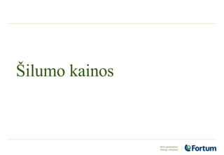 Šilumo kainos
 