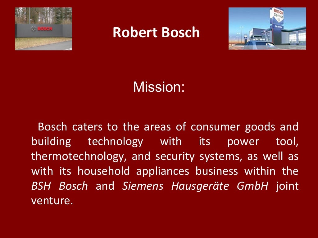 Robert bosch Robert bosch