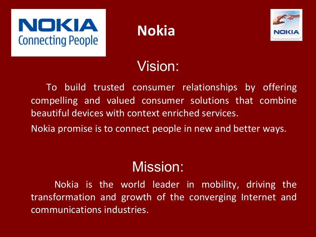 Nokia Vision: To build trusted
