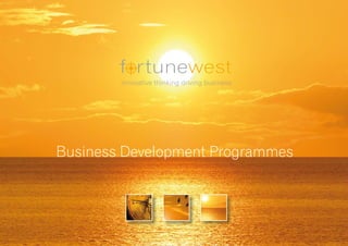 f rtunewest
        innovative thinking driving business




Business Development Programmes
 