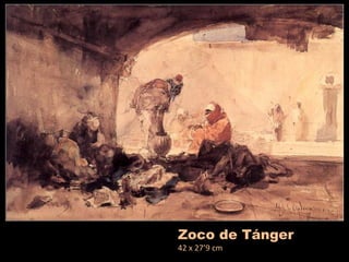 Zoco de Tánger 42 x 27’9 cm 