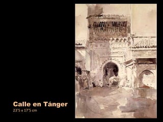 Calle en Tánger 23’5 x 17’5 cm 