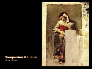 Campesina italiana 25’5 x 17’8 cm 