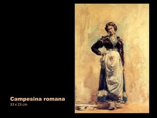 Campesina romana 33 x 23 cm 