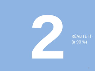 2   RÉALITÉ !!
    (à 90 %)




            16
 