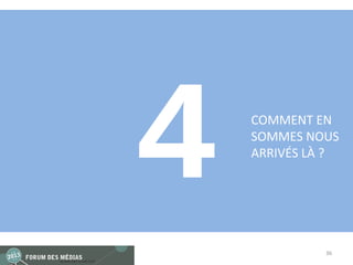4   COMMENT EN
    SOMMES NOUS
    ARRIVÉS LÀ ?




              36
 