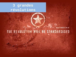 3 grandes
révolutions
 