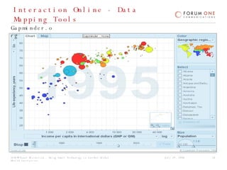 Interaction Online - Data Mapping Tools Gapminder.org 
