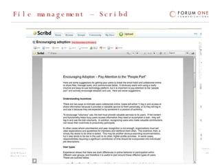 File management – Scribd 