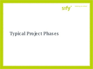Typical Project Phases Typical Project Phases 