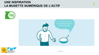 UNE INSPIRATION
LA MUSETTE NUMÉRIQUE DE L’ACTIF
12/07/2018
5
 