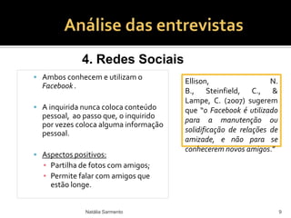 Acesso a redes sociais;