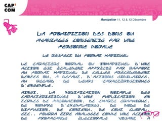 LA PROHIBITION DES DONS OU AVANTAGES
    CONSENTIS PAR UNE PERSONNE MORALE
                        Le respect du format habituel

Le caractère normal ou inhabituel d'une action est également apprécié par
rapport au format habituel de celles précédemment menées ou, à défaut,
d'actions similaires, au regard de leurs caractéristiques d'ensemble.
Ainsi, la modification notable des caractéristiques d'une publication en termes de
pagination, de charte graphique, de nombre d'exemplaires, de mode de
diffusion, de contenu, de coût global, etc., pourra être analysée comme une
action de propagande électorale visant à promouvoir indirectement l'image d'un
élu.
 