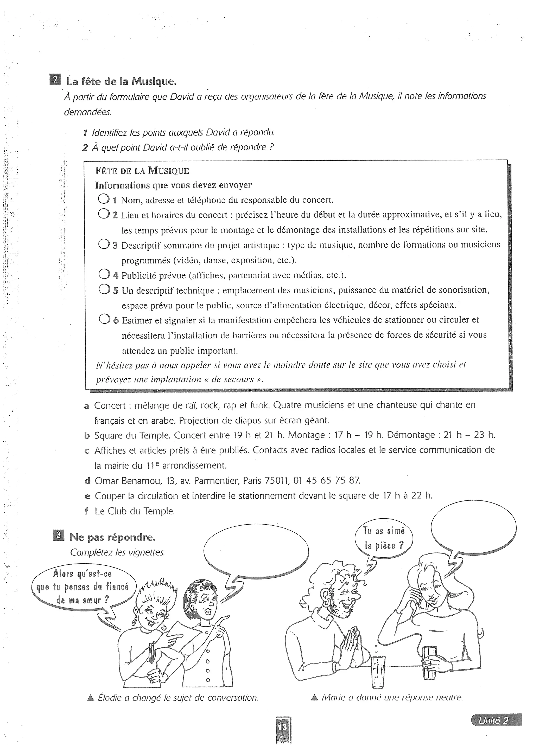 Forum cahier de exercises 2