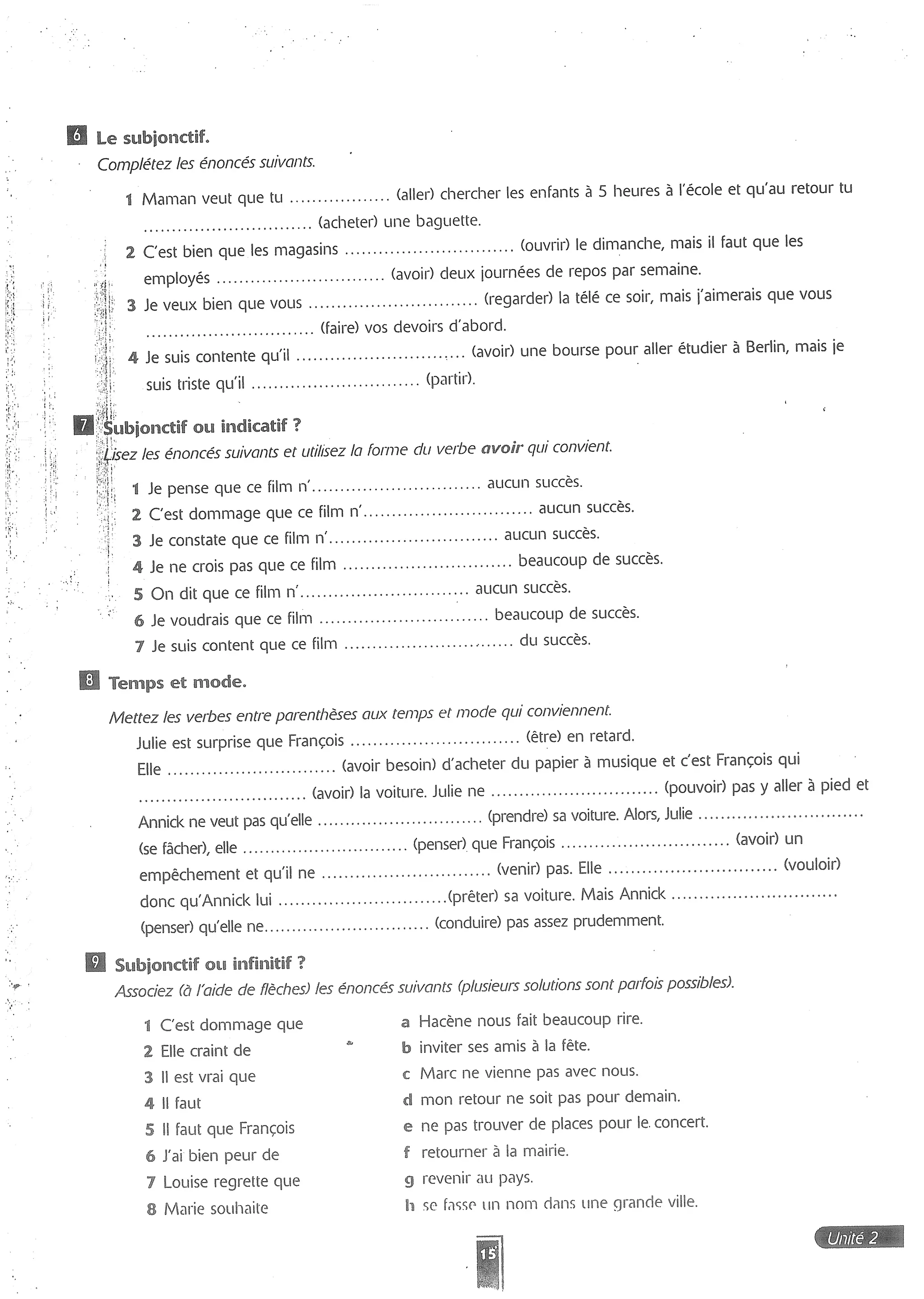 Forum cahier de exercises 2