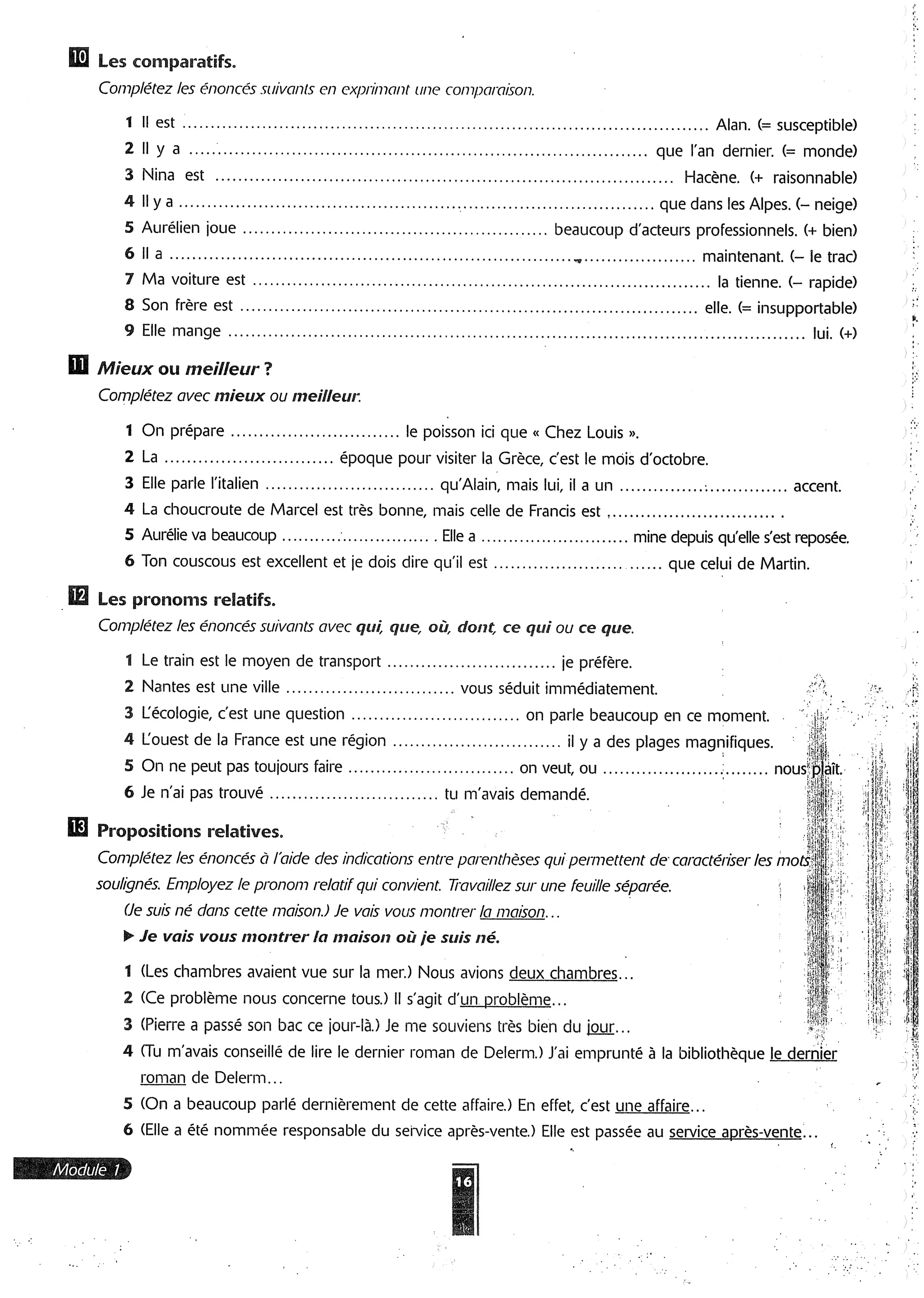 Forum cahier de exercises 2