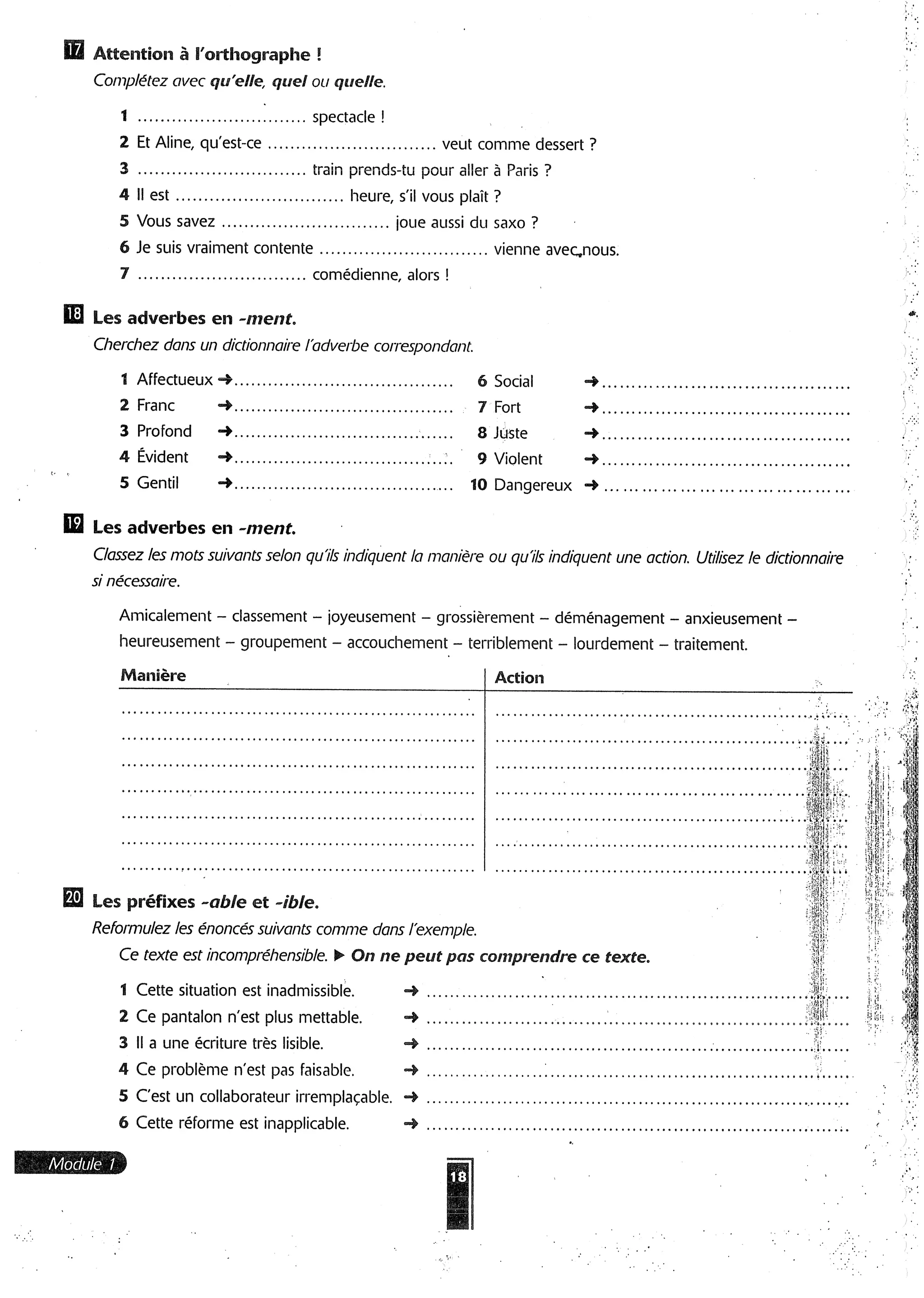 Forum cahier de exercises 2