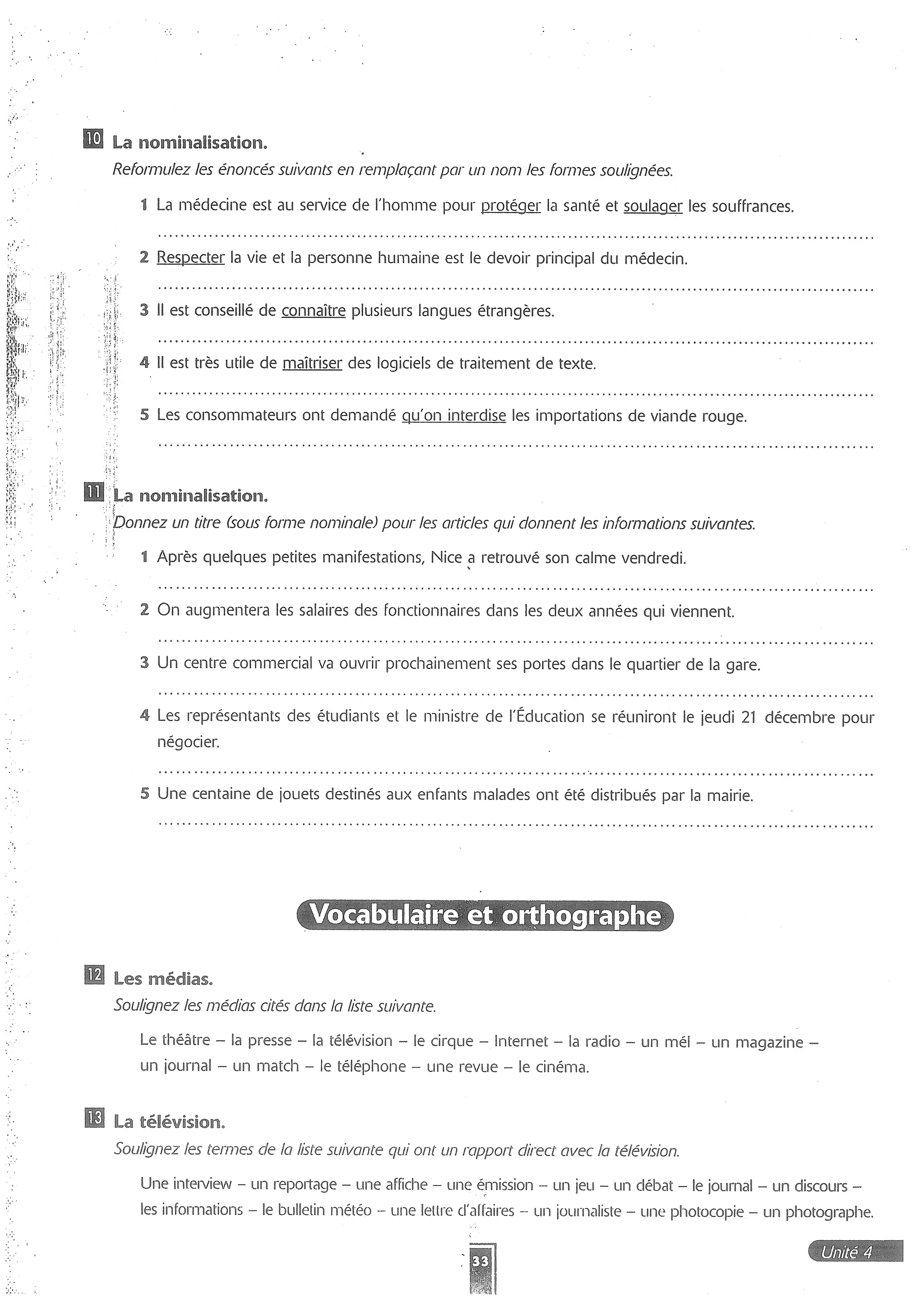 Forum cahier de exercises 2
