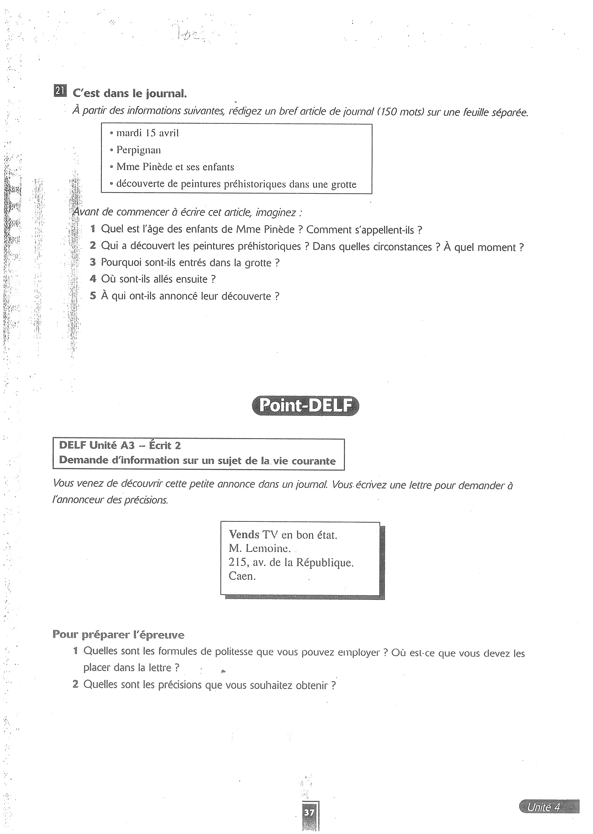 Forum cahier de exercises 2